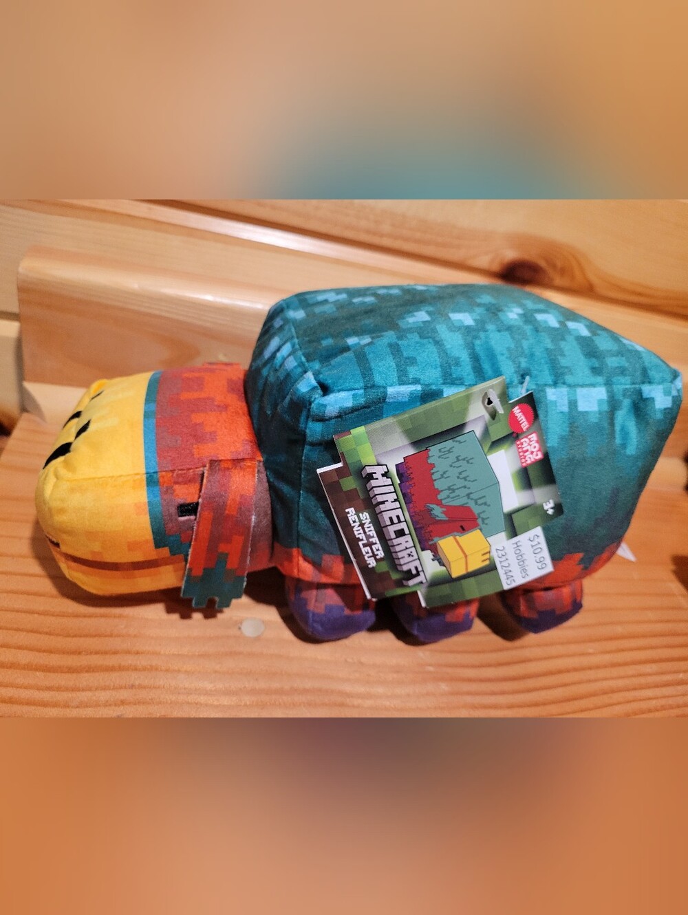 Minecraft Sniffer Green and Orange Plush Toy - Official Plush